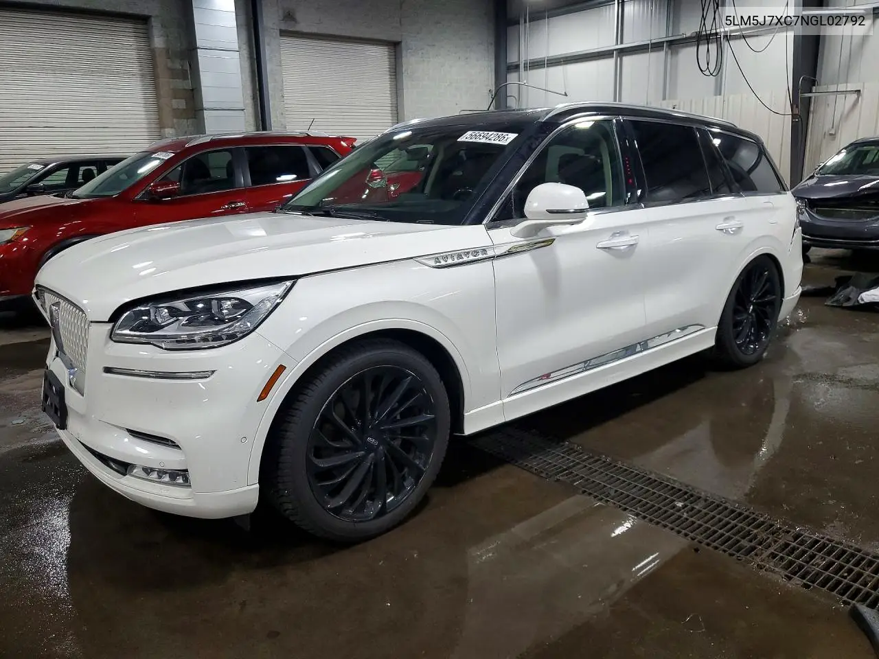2022 Lincoln Aviator Reserve VIN: 5LM5J7XC7NGL02792 Lot: 56694286