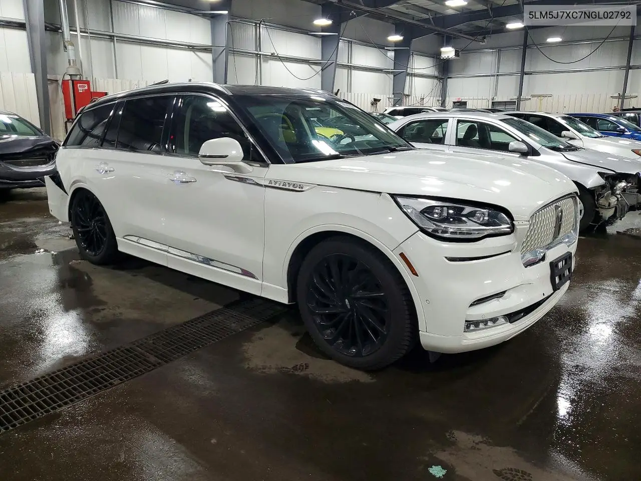 2022 Lincoln Aviator Reserve VIN: 5LM5J7XC7NGL02792 Lot: 56694286