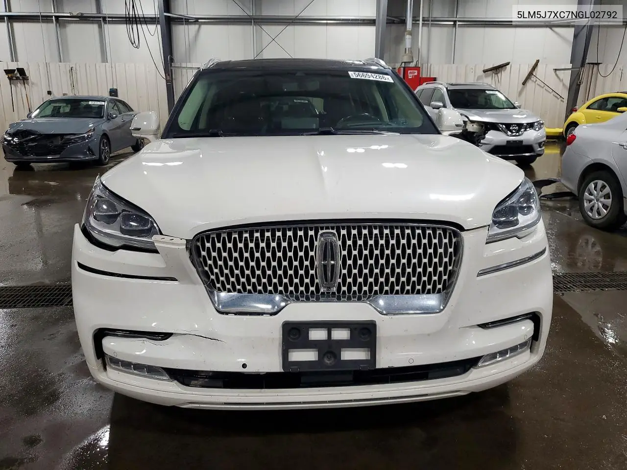 2022 Lincoln Aviator Reserve VIN: 5LM5J7XC7NGL02792 Lot: 56694286