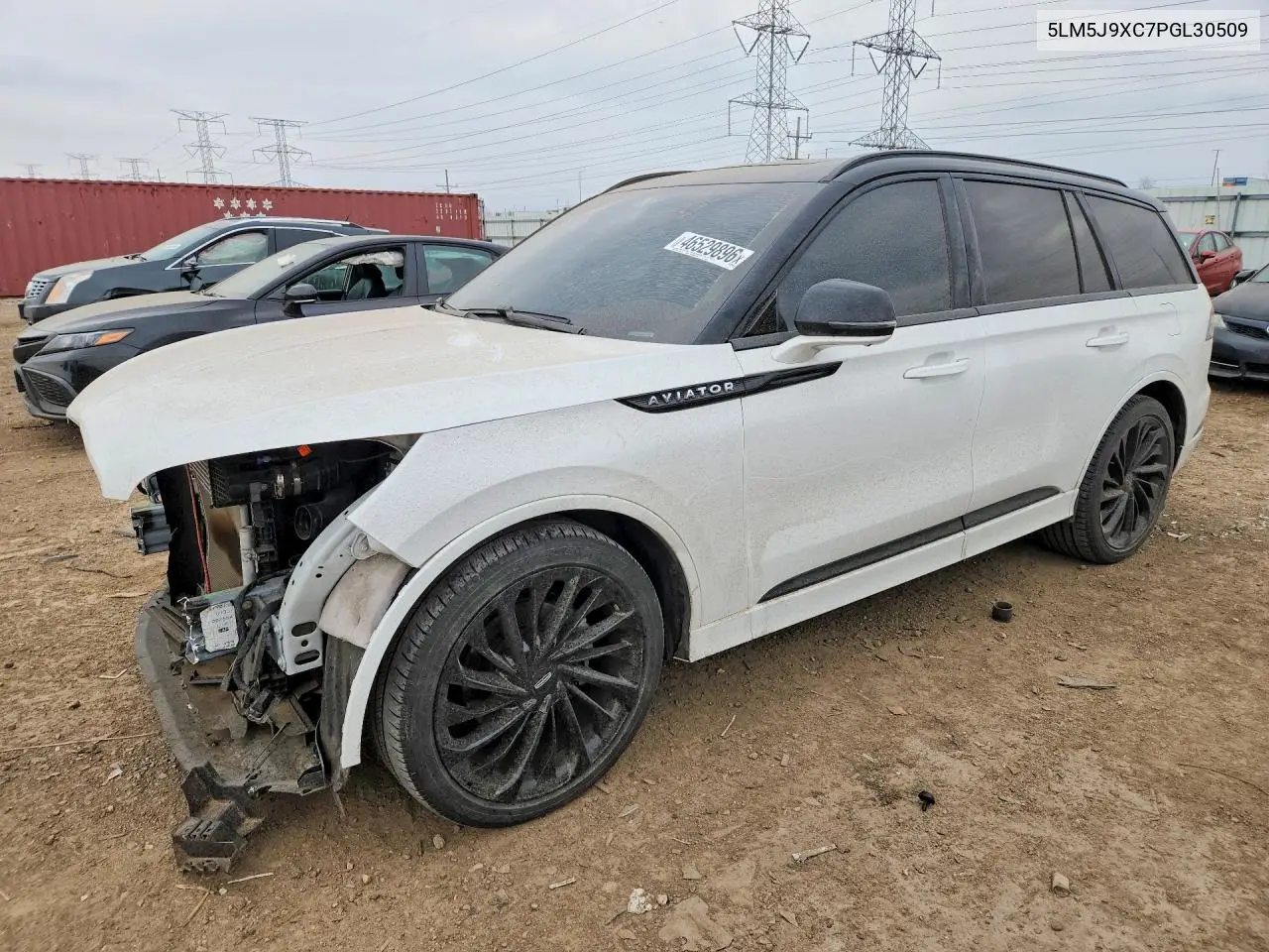 2023 Lincoln Aviator Black Label VIN: 5LM5J9XC7PGL30509 Lot: 46529896