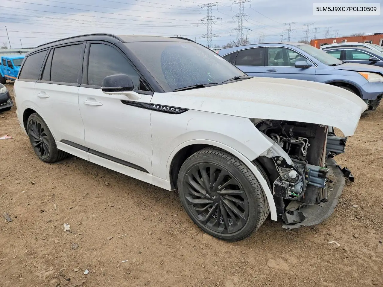 2023 Lincoln Aviator Black Label VIN: 5LM5J9XC7PGL30509 Lot: 46529896