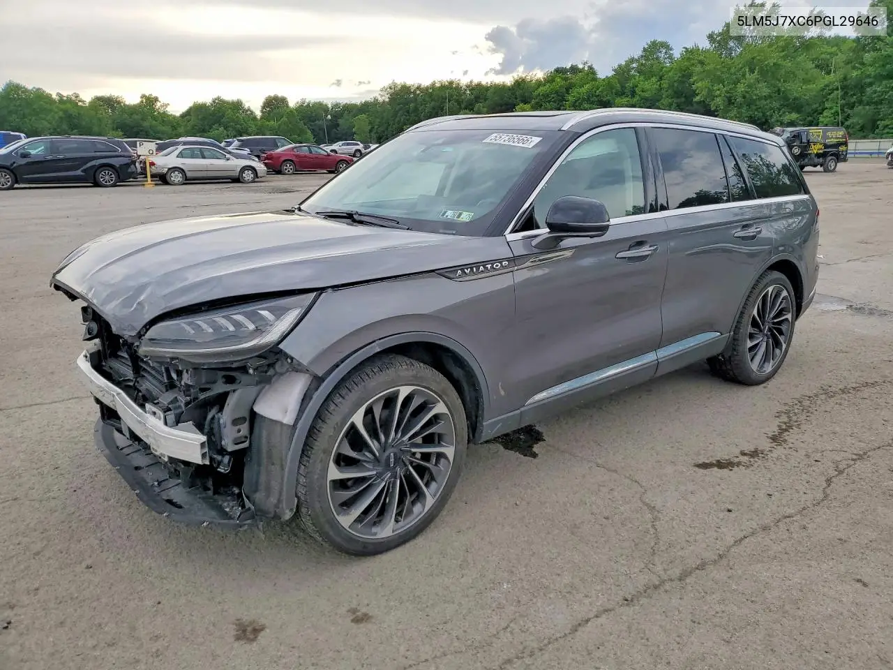 2023 Lincoln Aviator Reserve VIN: 5LM5J7XC6PGL29646 Lot: 55736566