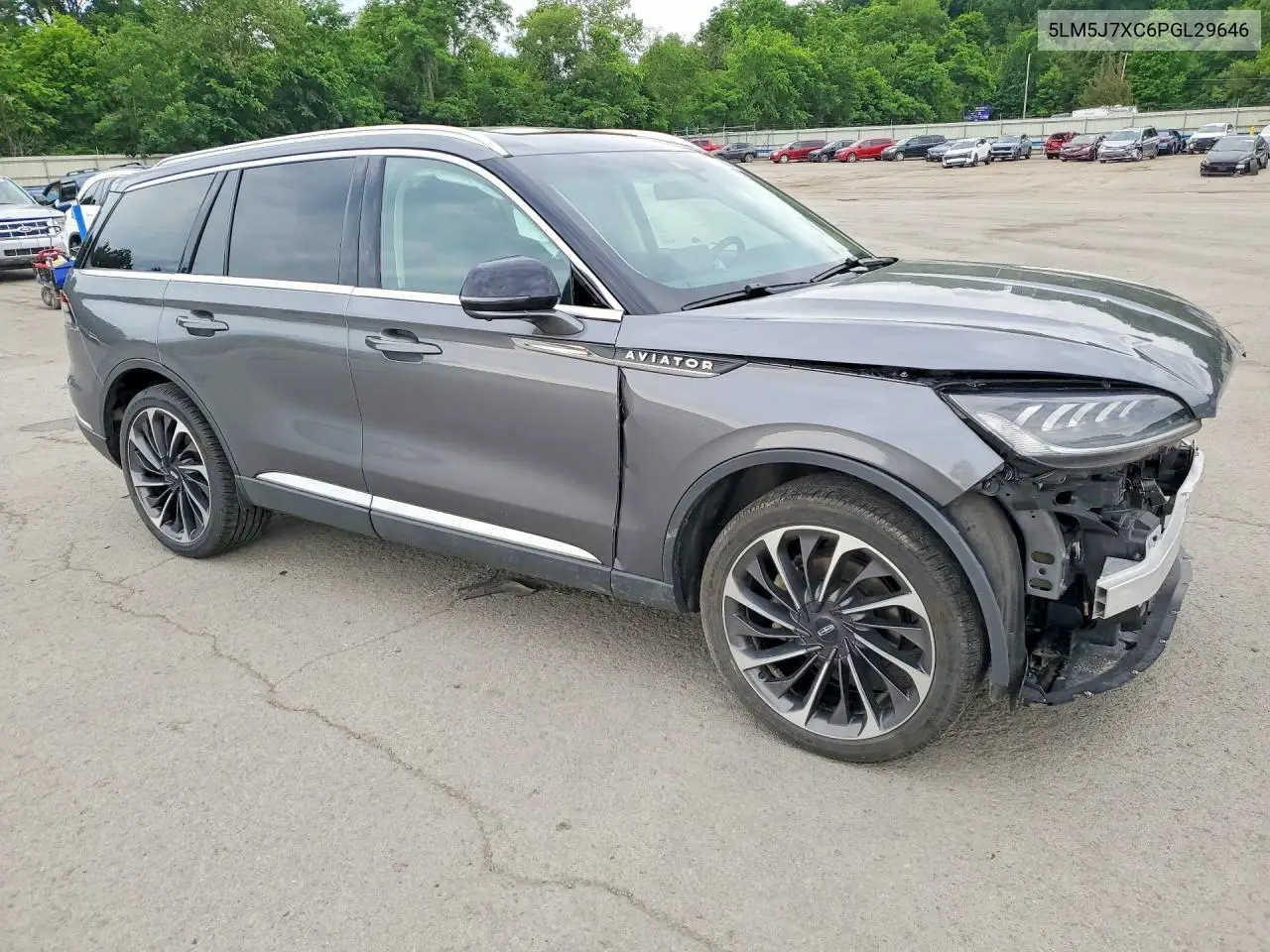 2023 Lincoln Aviator Reserve VIN: 5LM5J7XC6PGL29646 Lot: 55736566