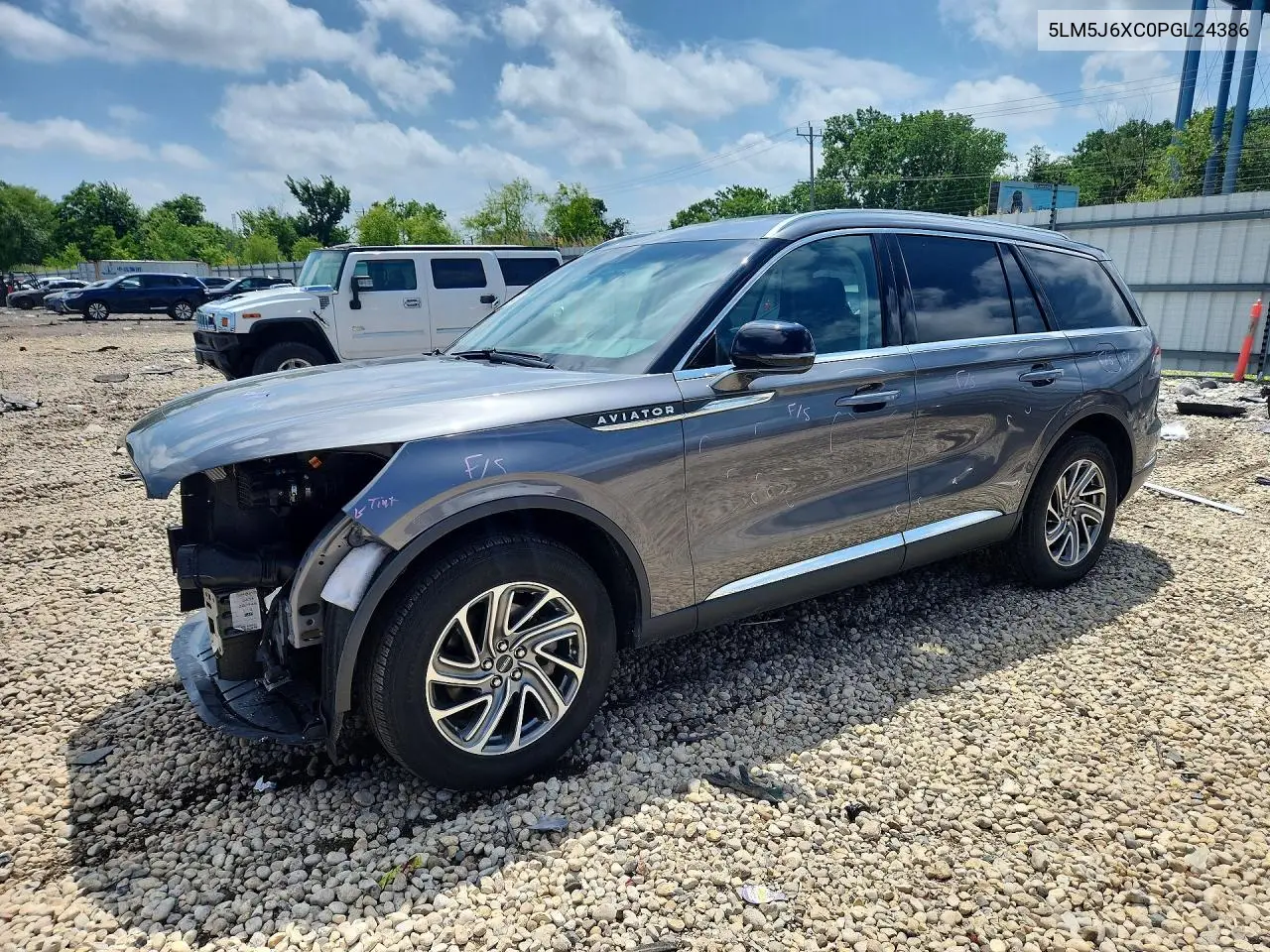 2023 Lincoln Aviator VIN: 5LM5J6XC0PGL24386 Lot: 59016946