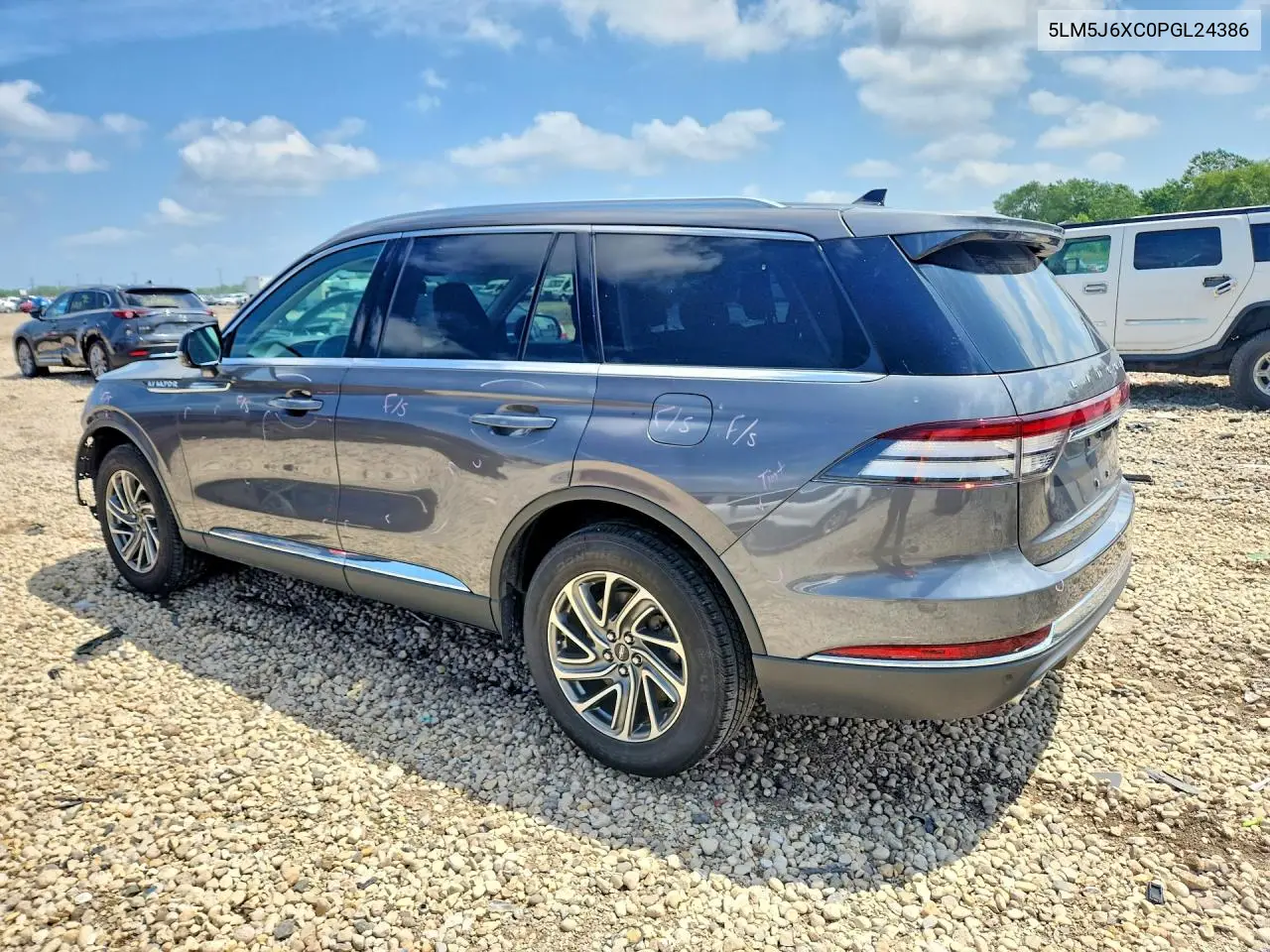 2023 Lincoln Aviator VIN: 5LM5J6XC0PGL24386 Lot: 59016946