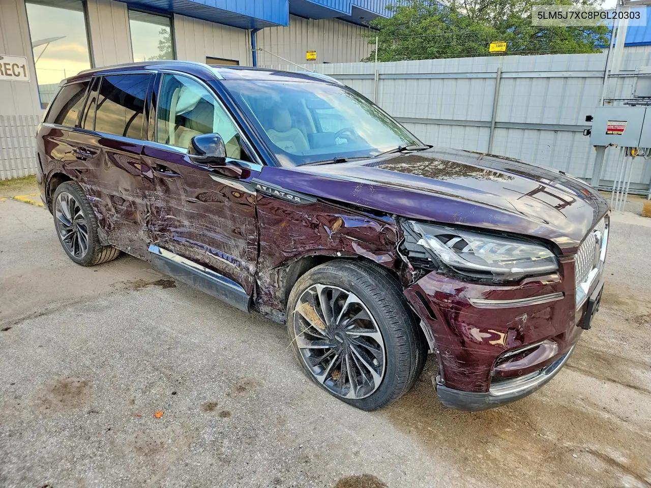 2023 Lincoln Aviator Reserve VIN: 5LM5J7XC8PGL20303 Lot: 59982726