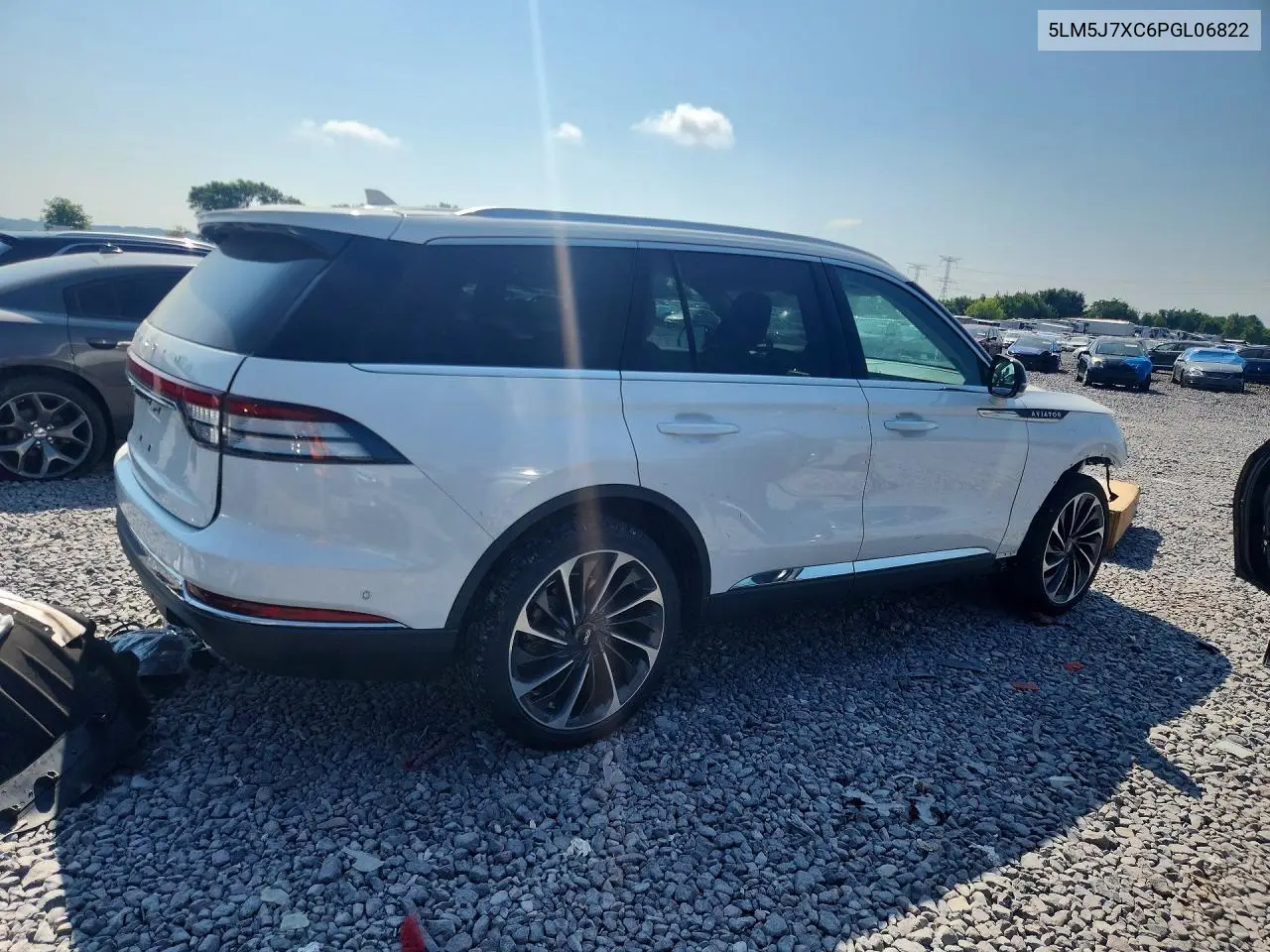 2023 Lincoln Aviator Reserve VIN: 5LM5J7XC6PGL06822 Lot: 61395196