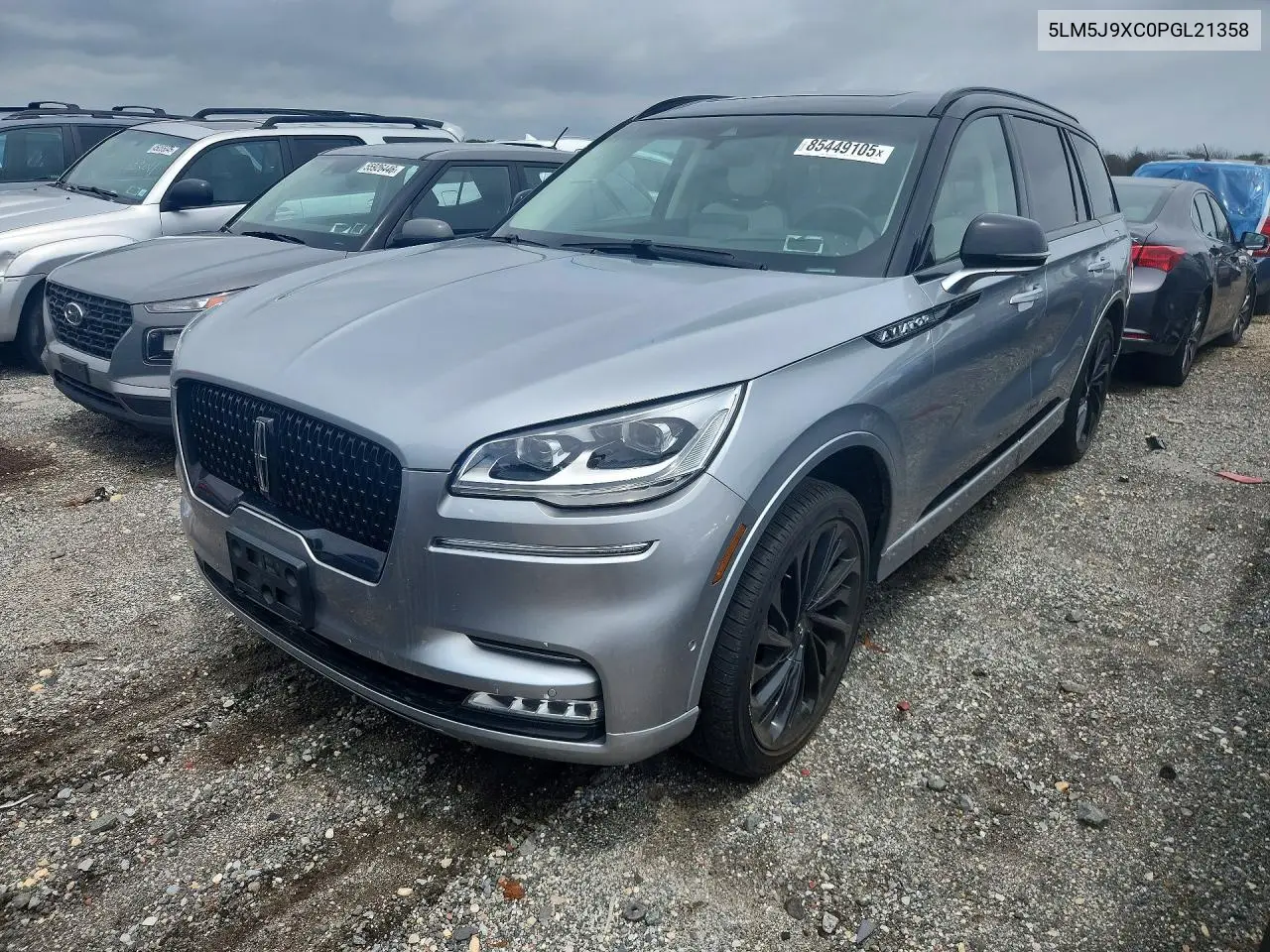 2023 Lincoln Aviator Black Label VIN: 5LM5J9XC0PGL21358 Lot: 85449105