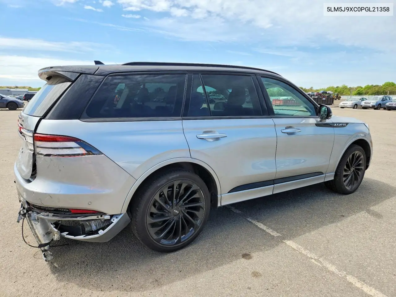 2023 Lincoln Aviator Black Label VIN: 5LM5J9XC0PGL21358 Lot: 85449105