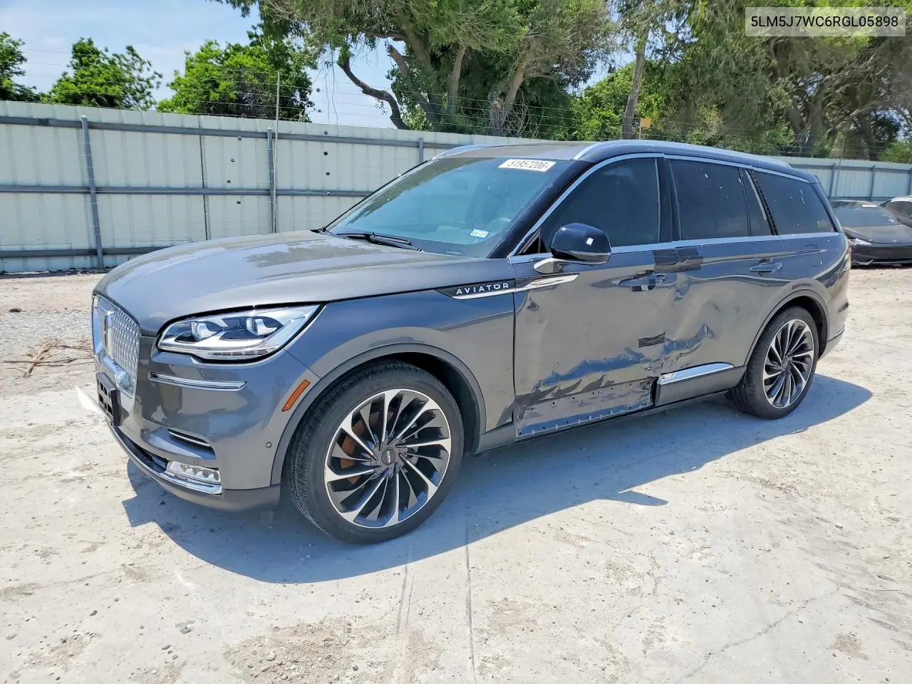 2024 Lincoln Aviator Reserve VIN: 5LM5J7WC6RGL05898 Lot: 51957206