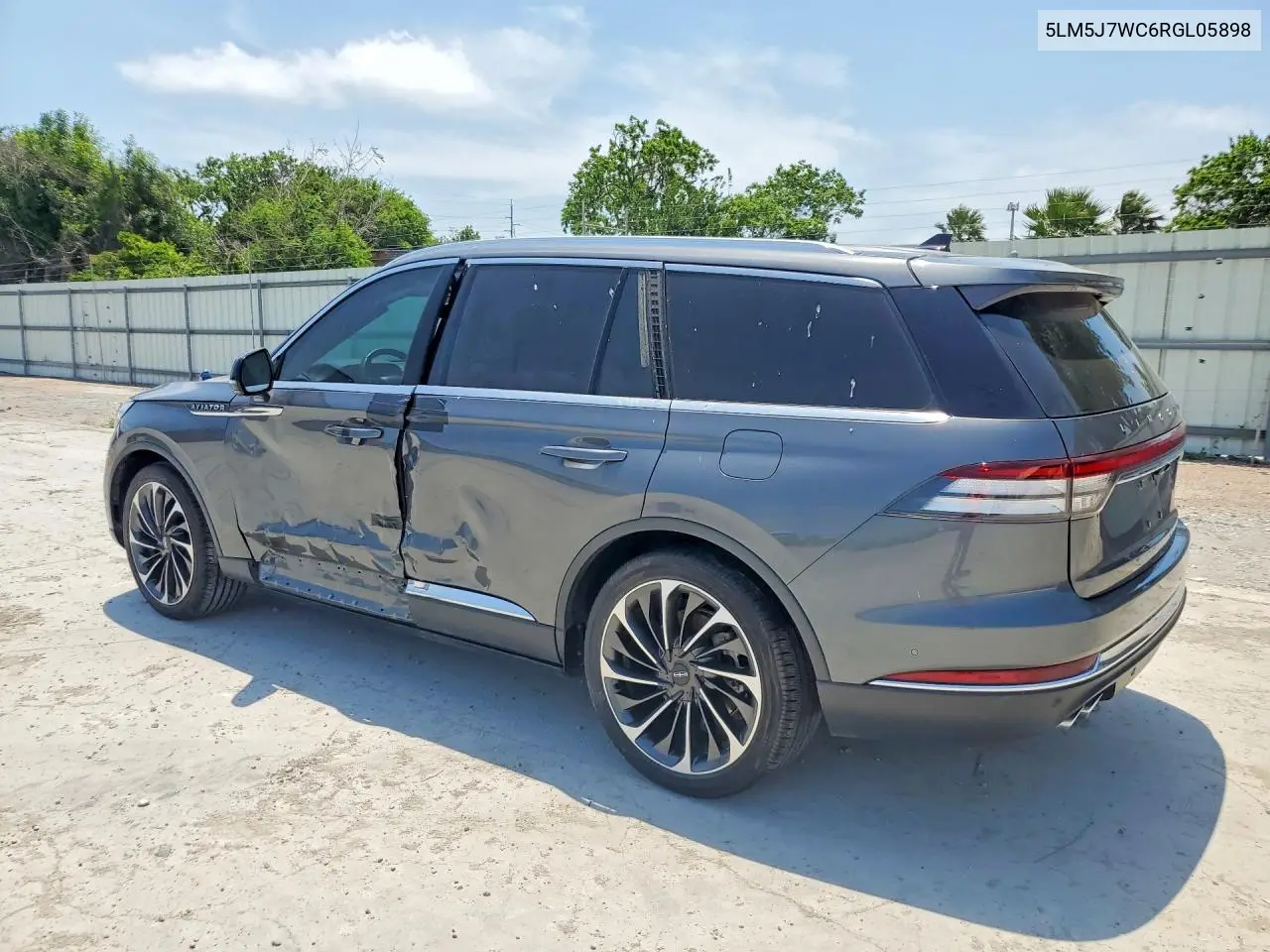 2024 Lincoln Aviator Reserve VIN: 5LM5J7WC6RGL05898 Lot: 51957206