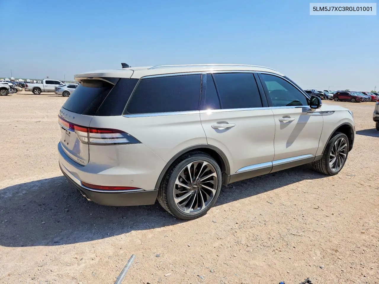 2024 Lincoln Aviator Reserve VIN: 5LM5J7XC3RGL01001 Lot: 55160266