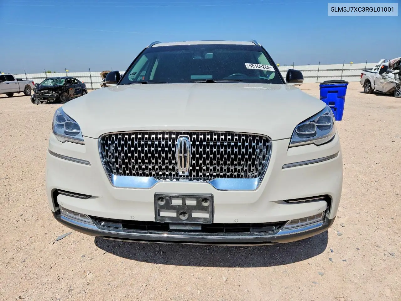 2024 Lincoln Aviator Reserve VIN: 5LM5J7XC3RGL01001 Lot: 55160266
