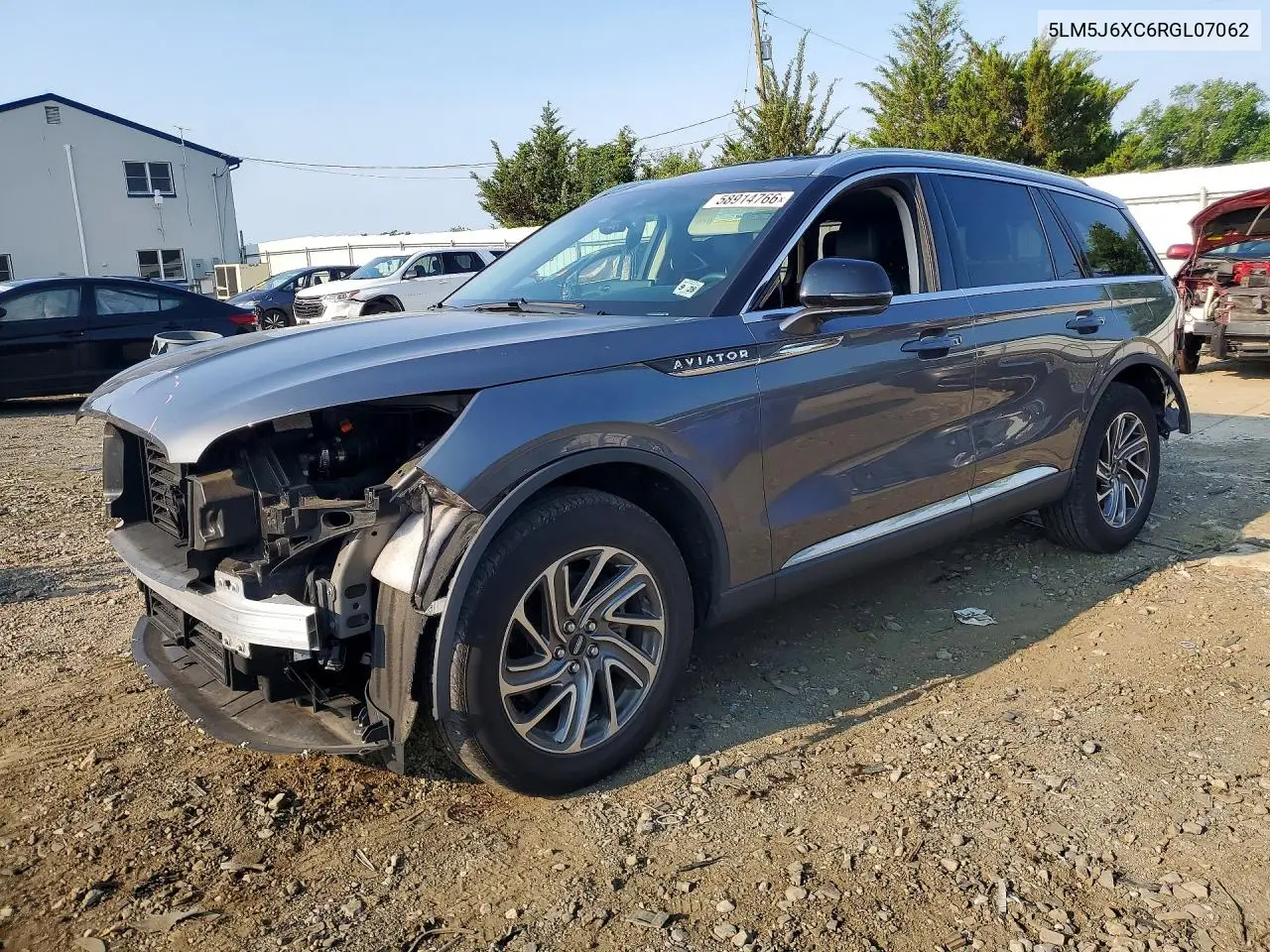 2024 Lincoln Aviator VIN: 5LM5J6XC6RGL07062 Lot: 58914766