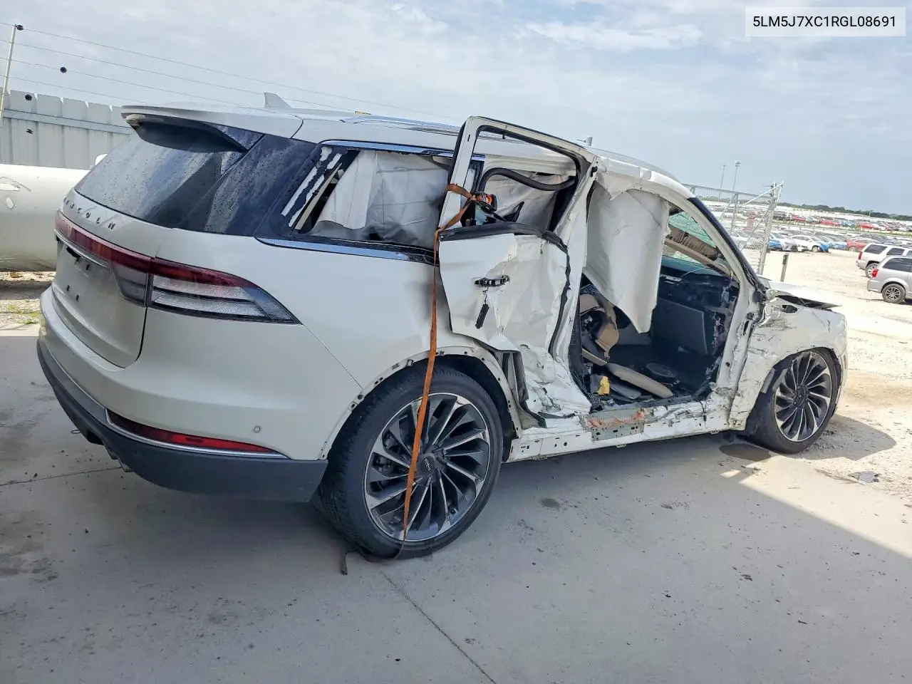 2024 Lincoln Aviator Reserve VIN: 5LM5J7XC1RGL08691 Lot: 59122606