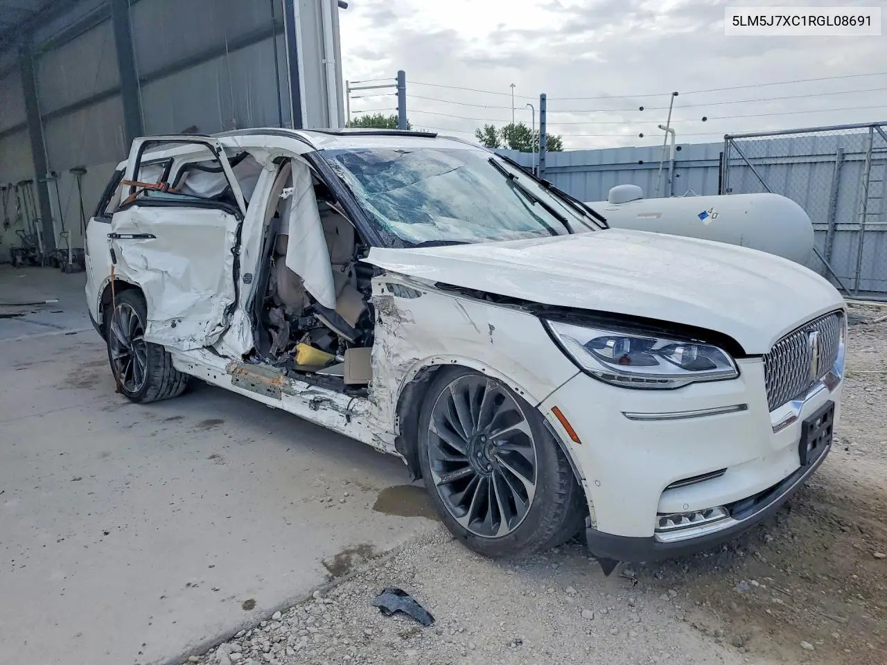 2024 Lincoln Aviator Reserve VIN: 5LM5J7XC1RGL08691 Lot: 59122606
