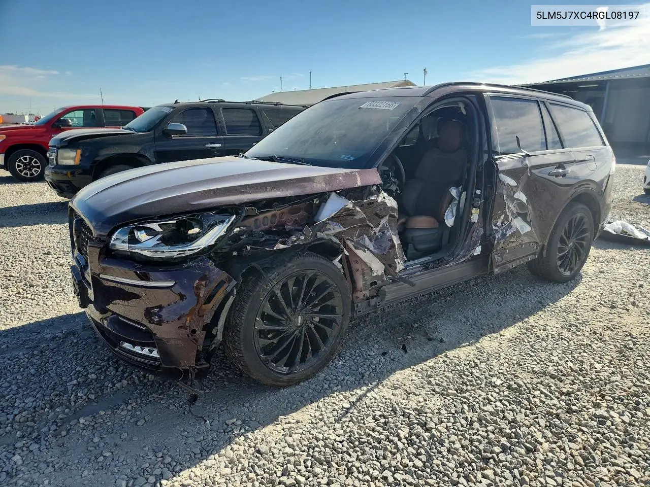 2024 Lincoln Aviator Reserve VIN: 5LM5J7XC4RGL08197 Lot: 60322166
