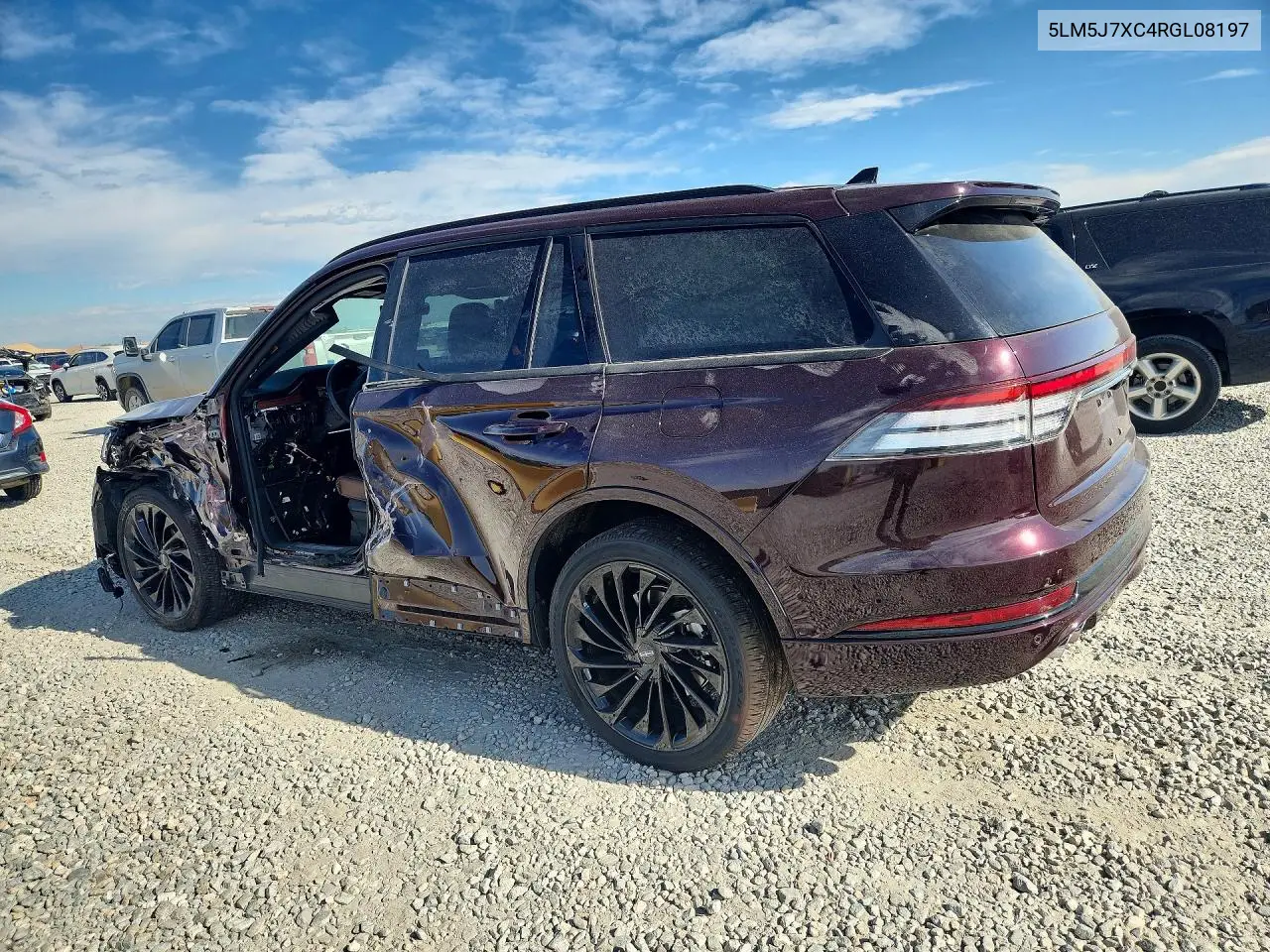 2024 Lincoln Aviator Reserve VIN: 5LM5J7XC4RGL08197 Lot: 60322166