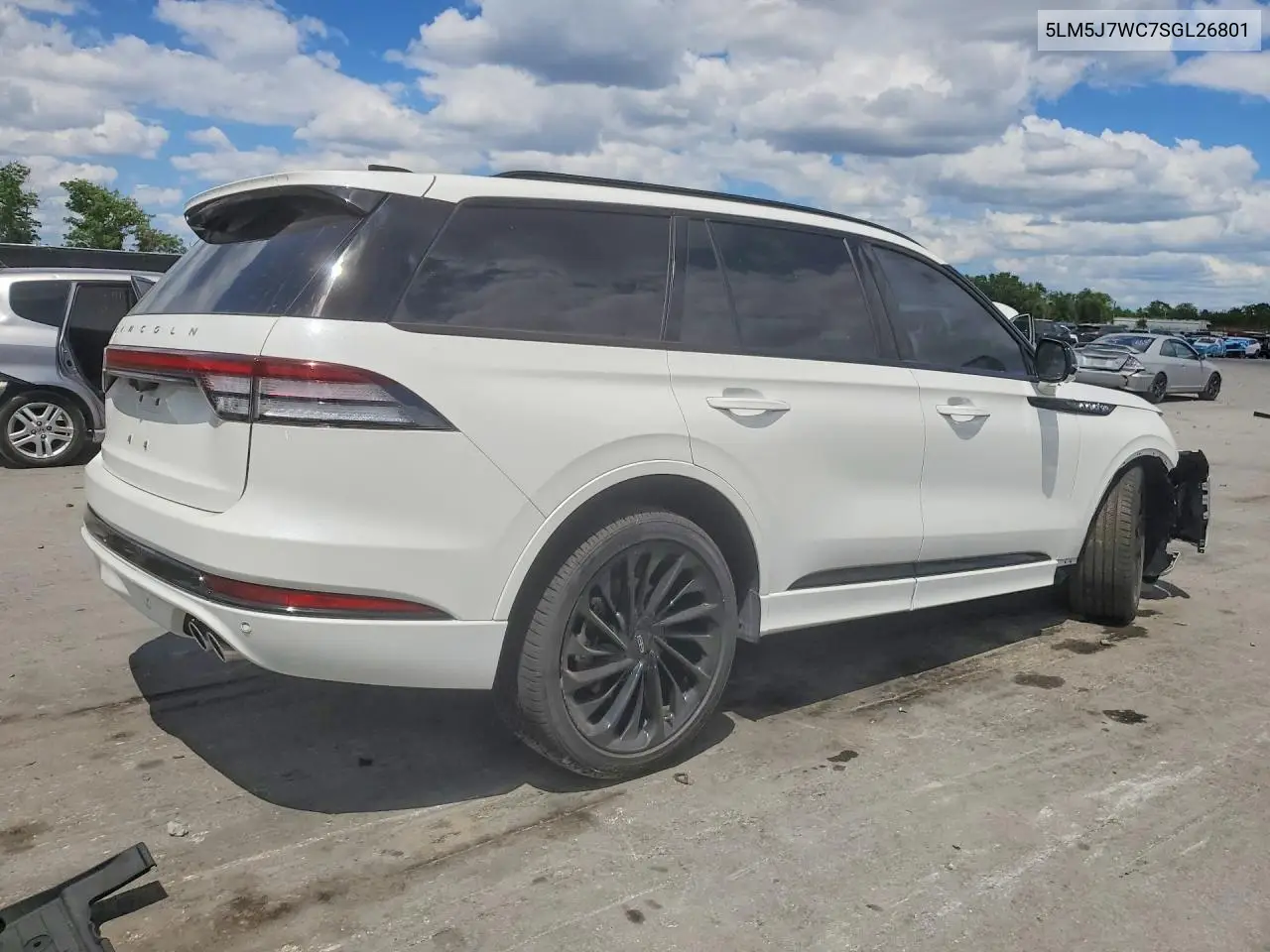 2025 Lincoln Aviator Reserve VIN: 5LM5J7WC7SGL26801 Lot: 50837246