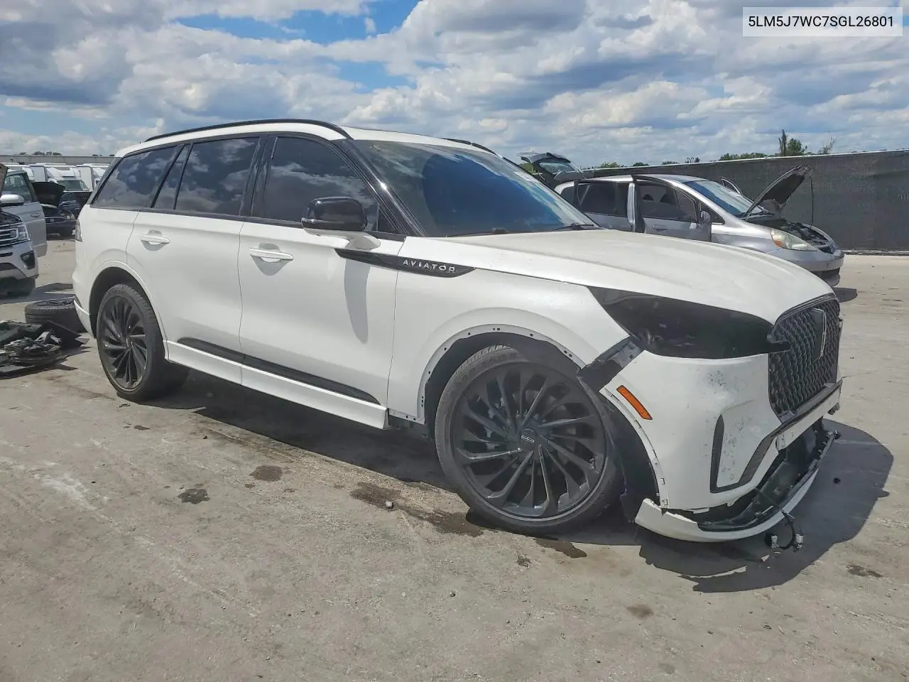 2025 Lincoln Aviator Reserve VIN: 5LM5J7WC7SGL26801 Lot: 50837246