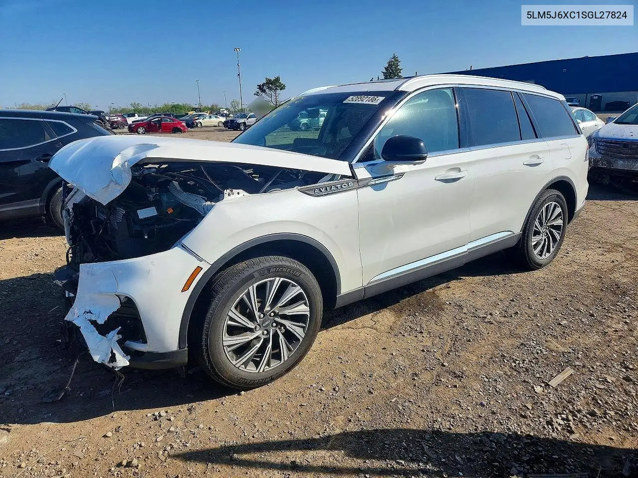 2025 Lincoln Aviator VIN: 5LM5J6XC1SGL27824 Lot: 52892186