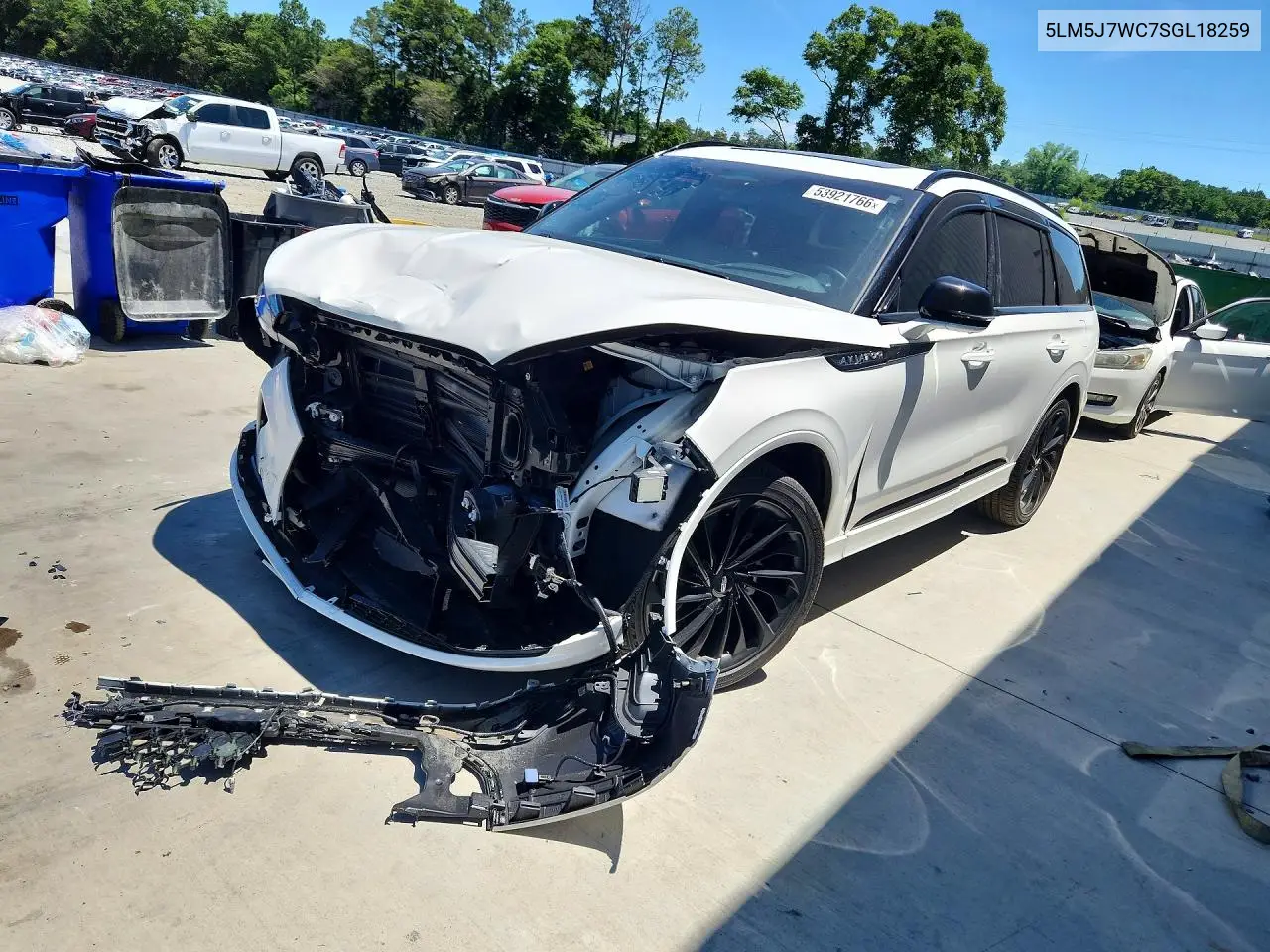 2025 Lincoln Aviator Reserve VIN: 5LM5J7WC7SGL18259 Lot: 53921766