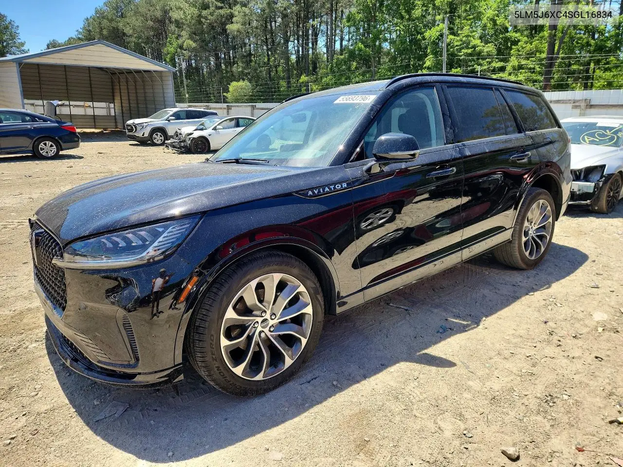 2025 Lincoln Aviator VIN: 5LM5J6XC4SGL16834 Lot: 55693796