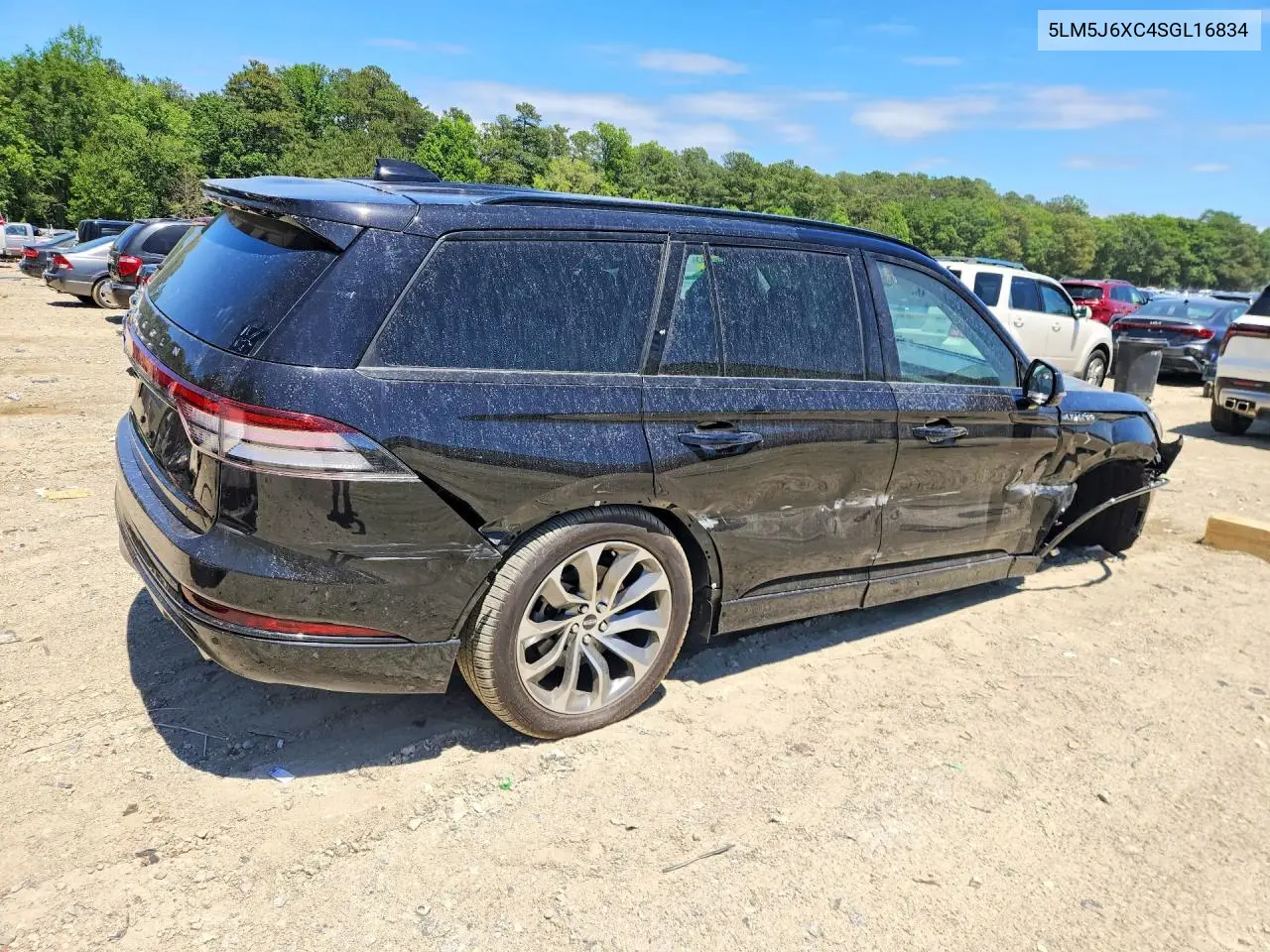 2025 Lincoln Aviator VIN: 5LM5J6XC4SGL16834 Lot: 55693796