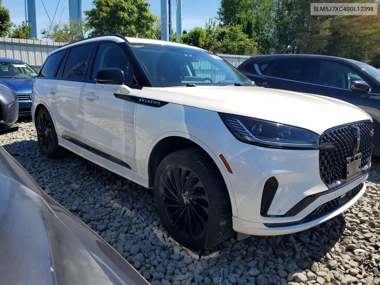 2025 Lincoln Aviator Reserve VIN: 5LM5J7XC4SGL12398 Lot: 55928406