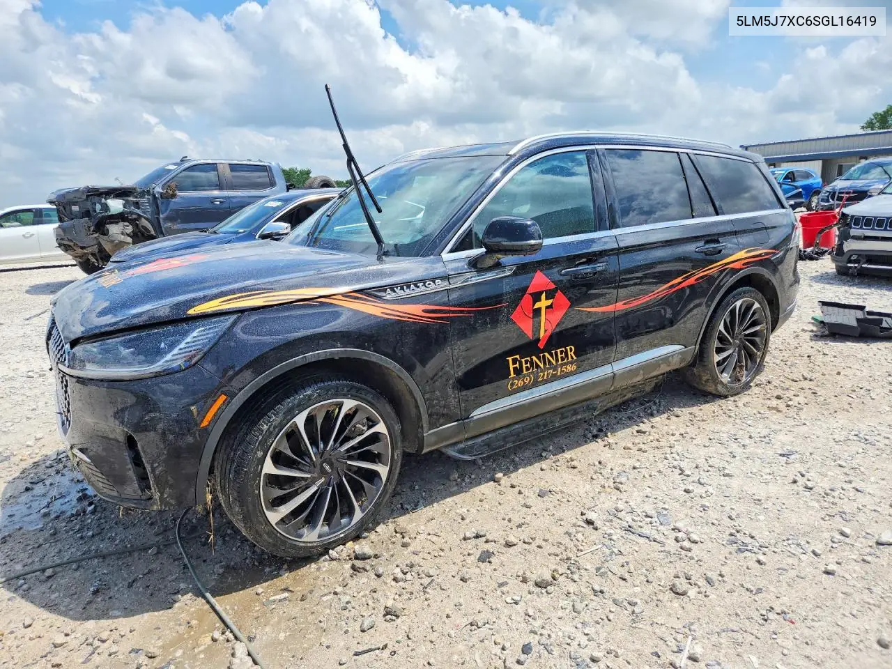 2025 Lincoln Aviator Reserve VIN: 5LM5J7XC6SGL16419 Lot: 56771406