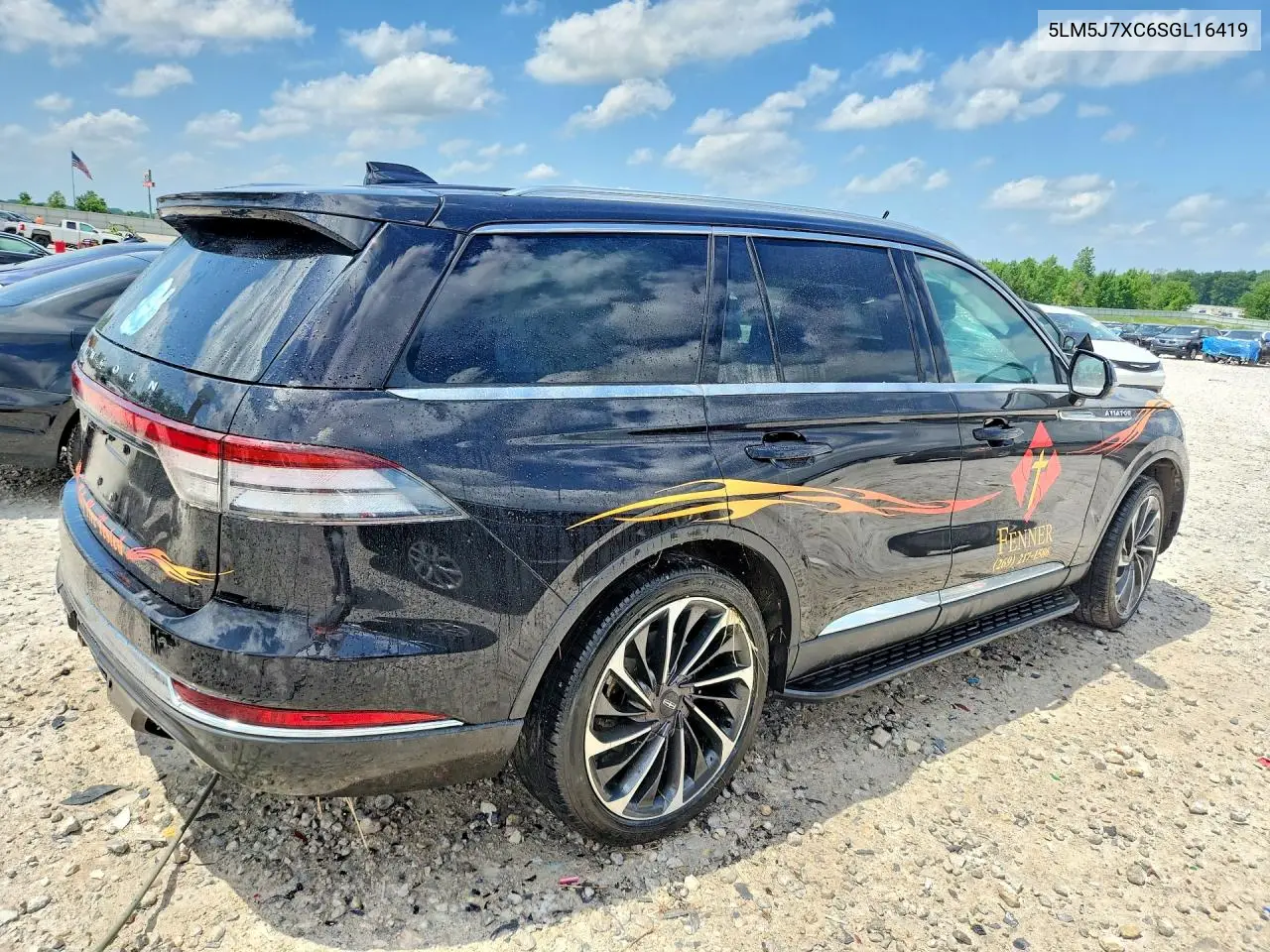 2025 Lincoln Aviator Reserve VIN: 5LM5J7XC6SGL16419 Lot: 56771406