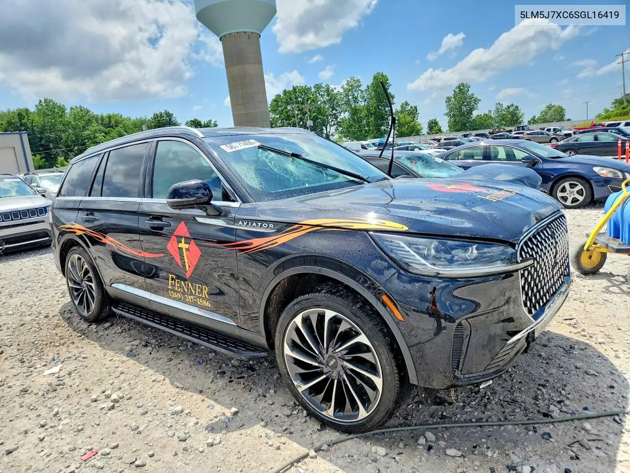 2025 Lincoln Aviator Reserve VIN: 5LM5J7XC6SGL16419 Lot: 56771406