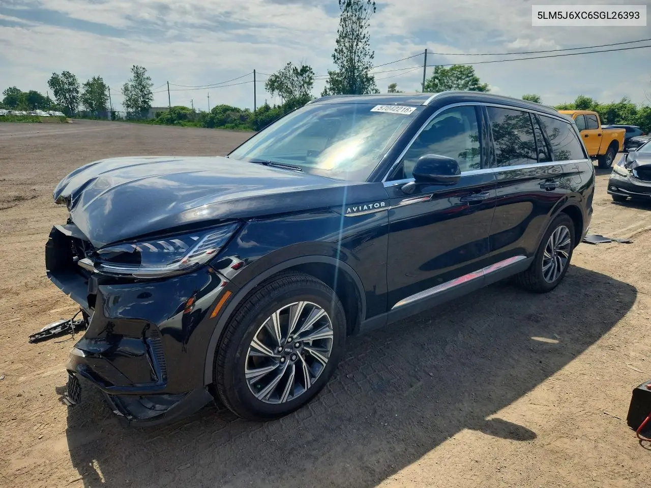 2025 Lincoln Aviator VIN: 5LM5J6XC6SGL26393 Lot: 57042216