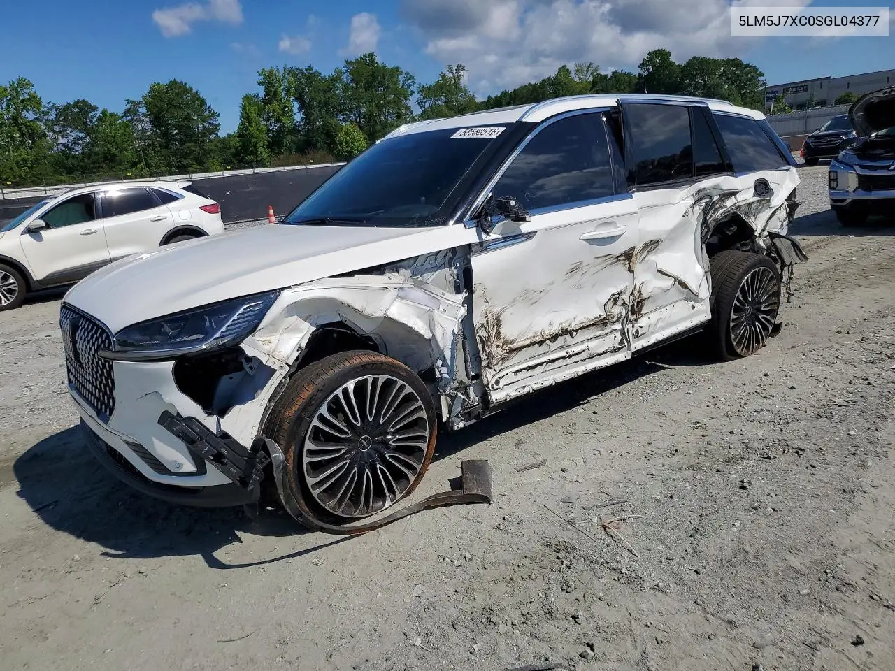 2025 Lincoln Aviator Reserve VIN: 5LM5J7XC0SGL04377 Lot: 58580516