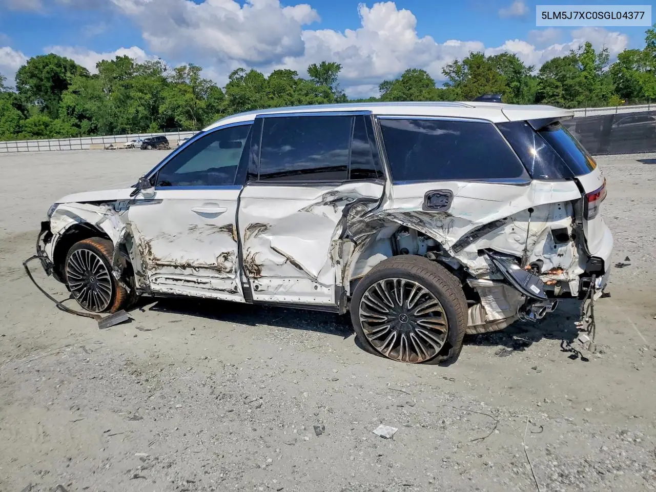 2025 Lincoln Aviator Reserve VIN: 5LM5J7XC0SGL04377 Lot: 58580516