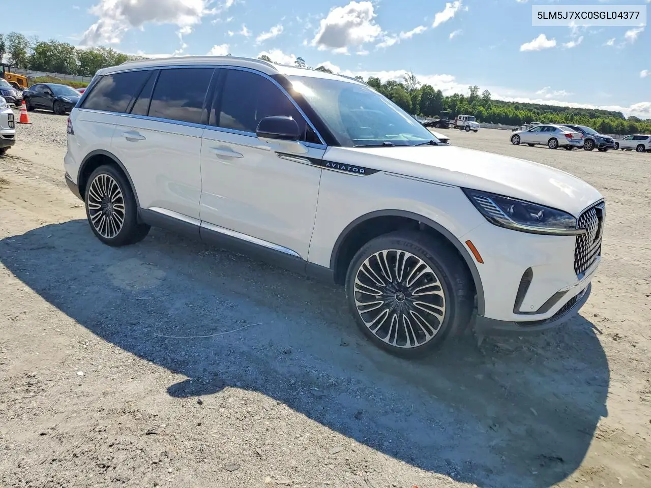 2025 Lincoln Aviator Reserve VIN: 5LM5J7XC0SGL04377 Lot: 58580516