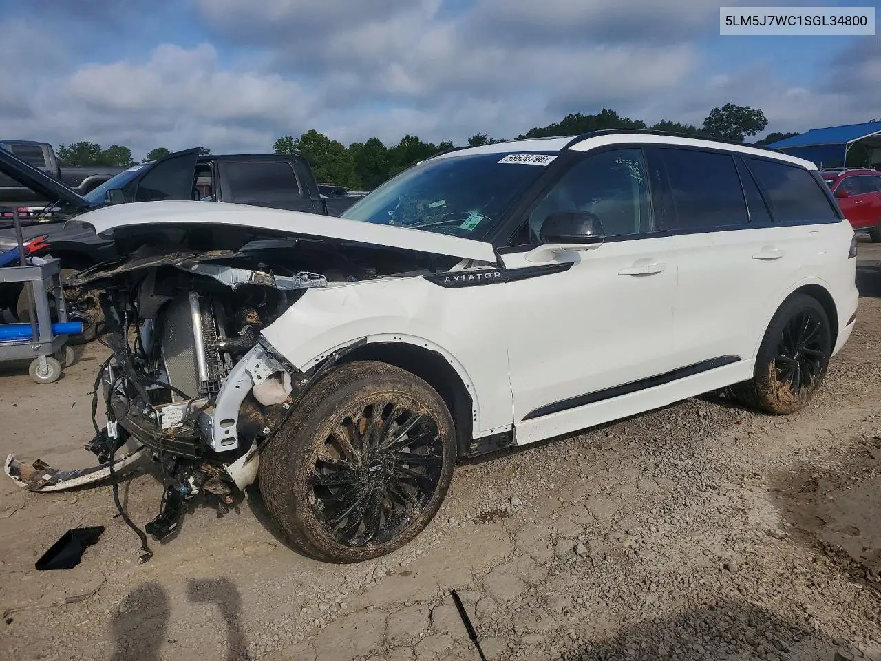 2025 Lincoln Aviator Reserve VIN: 5LM5J7WC1SGL34800 Lot: 58636796