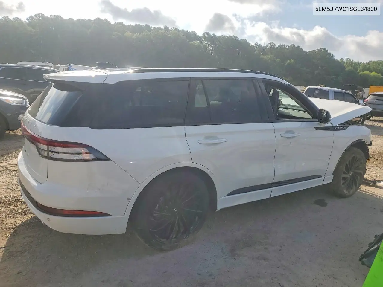 2025 Lincoln Aviator Reserve VIN: 5LM5J7WC1SGL34800 Lot: 58636796