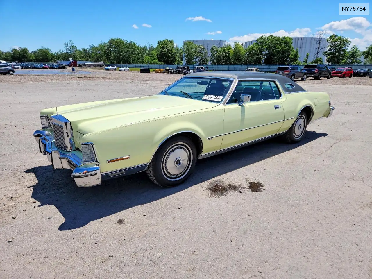1974 Lincoln Continentl VIN: NY76754 Lot: 58397466