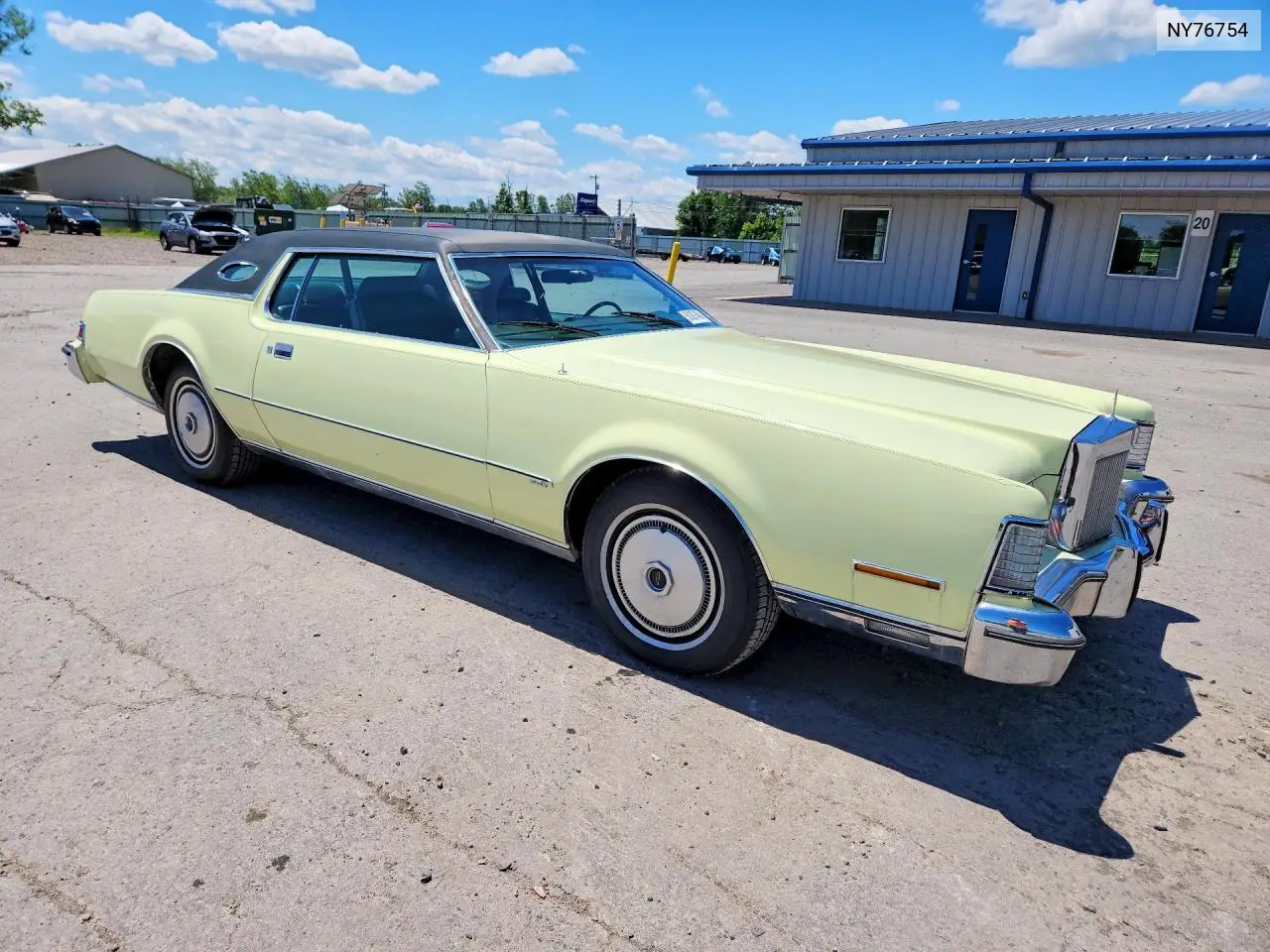 1974 Lincoln Continentl VIN: NY76754 Lot: 58397466