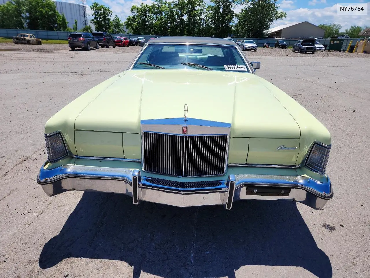 1974 Lincoln Continentl VIN: NY76754 Lot: 58397466