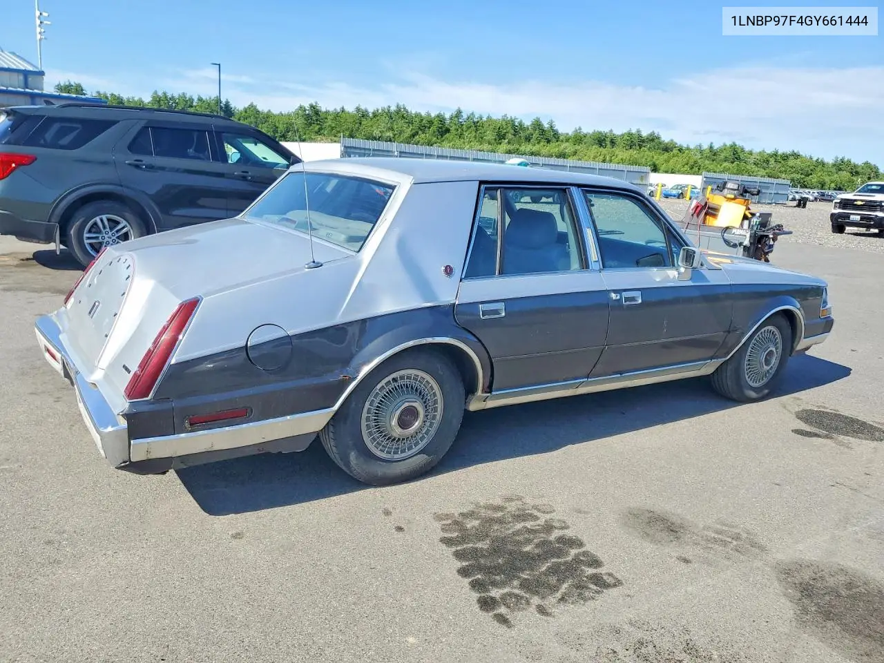 1986 Lincoln Continental VIN: 1LNBP97F4GY661444 Lot: 61584986