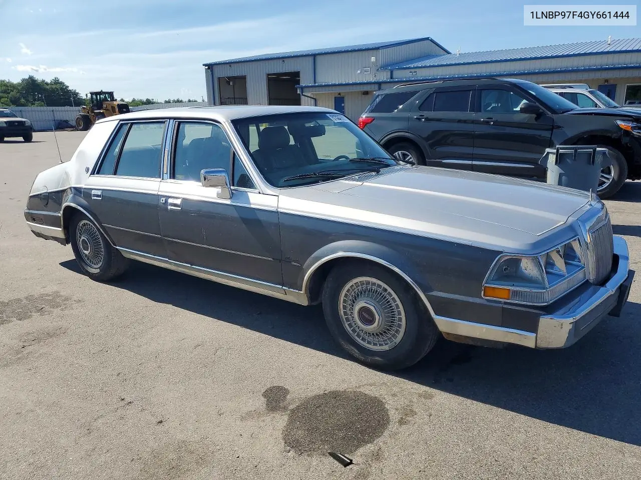 1986 Lincoln Continental VIN: 1LNBP97F4GY661444 Lot: 61584986