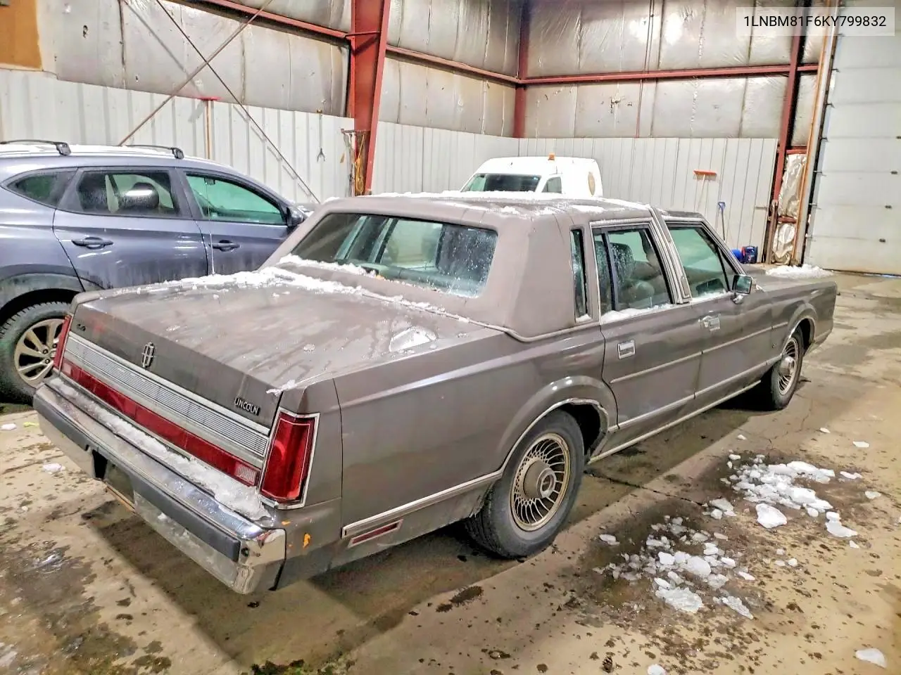 1989 Lincoln Townhouse Town Car VIN: 1LNBM81F6KY799832 Lot: 51907886
