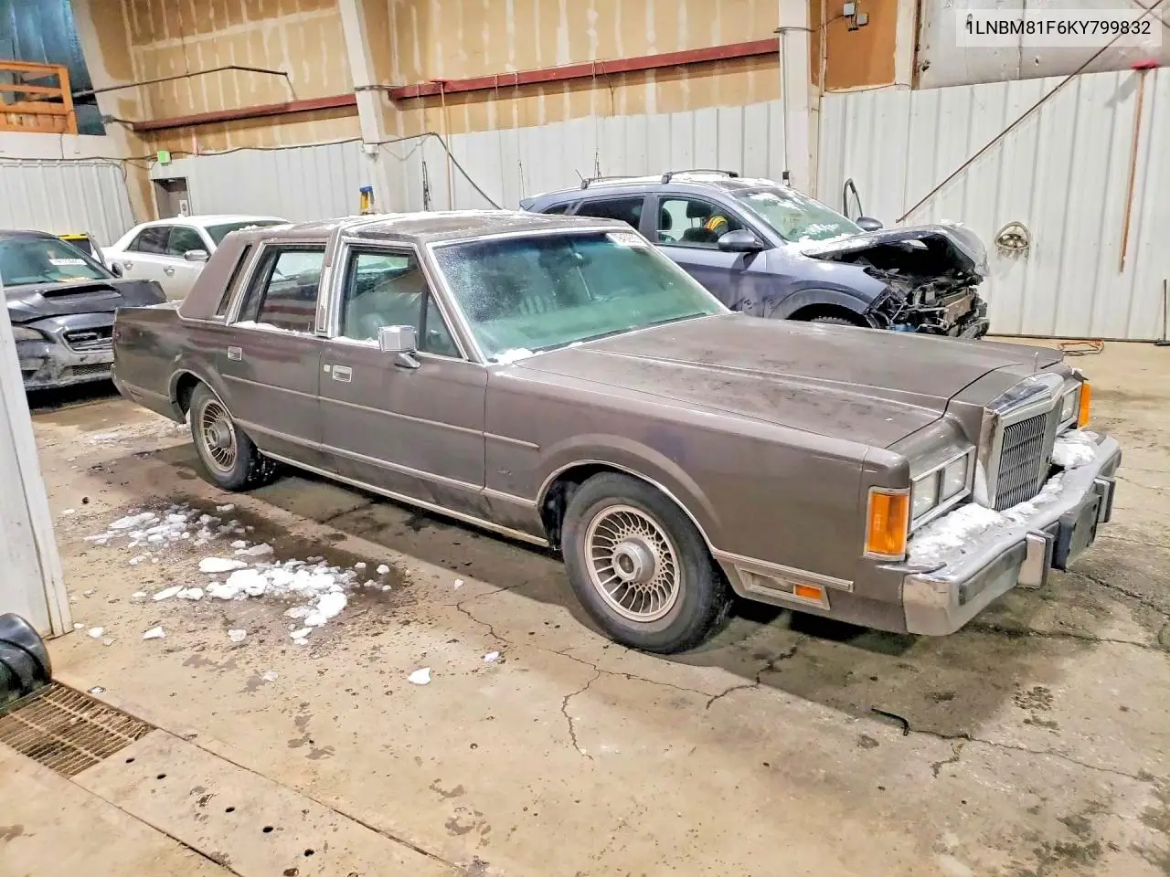 1989 Lincoln Townhouse Town Car VIN: 1LNBM81F6KY799832 Lot: 51907886