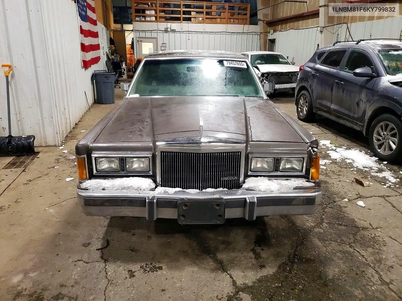 1989 Lincoln Townhouse Town Car VIN: 1LNBM81F6KY799832 Lot: 51907886