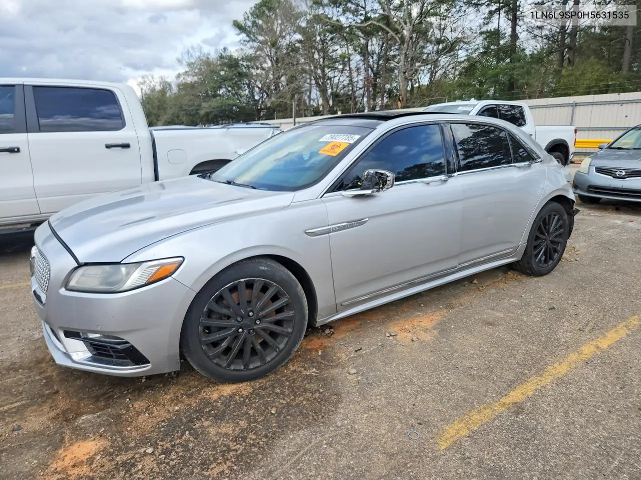 2017 Lincoln Continental Select VIN: 1LN6L9SP0H5631535 Lot: 46214676