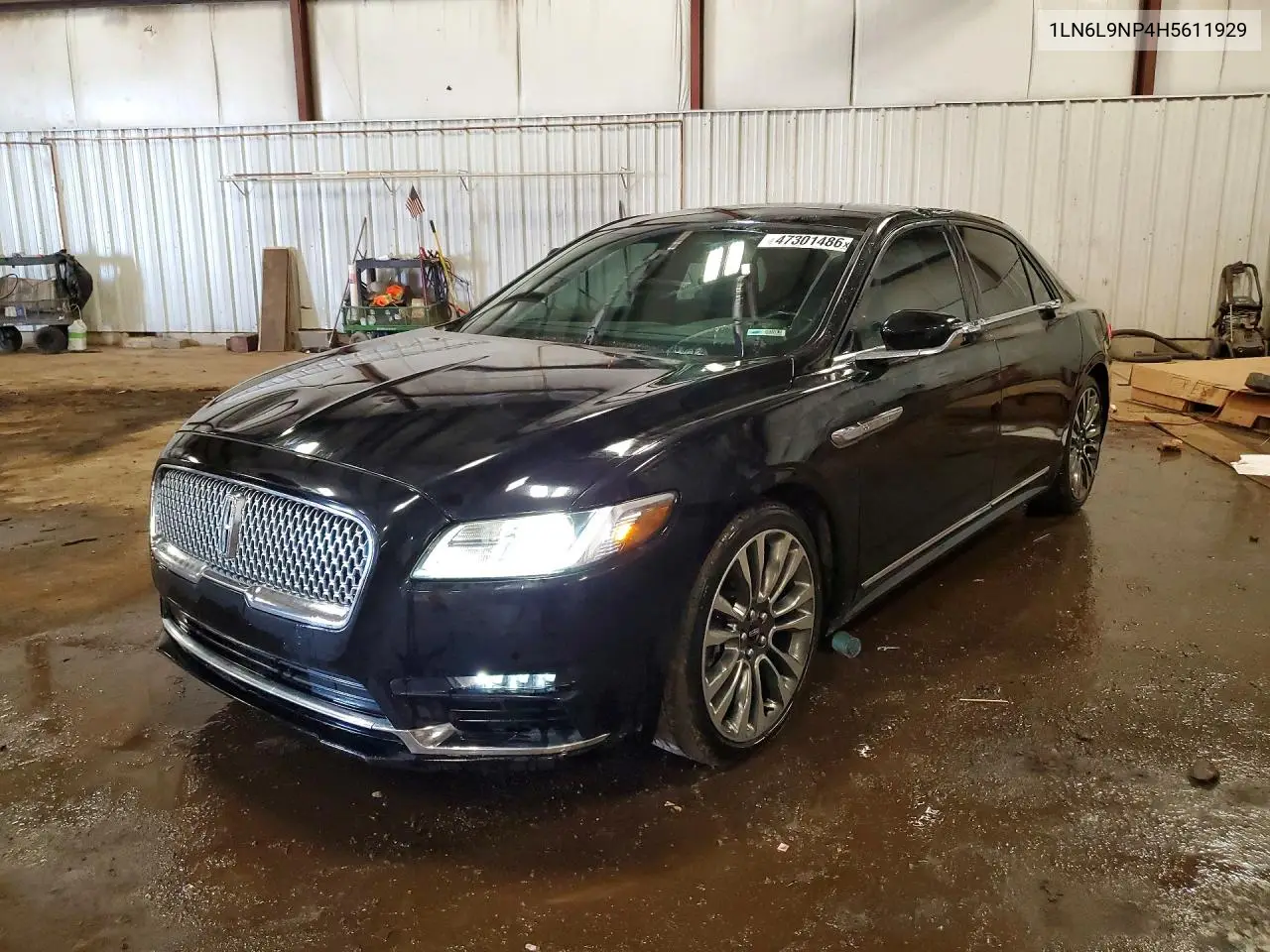 2017 Lincoln Continental Reserve VIN: 1LN6L9NP4H5611929 Lot: 47301486