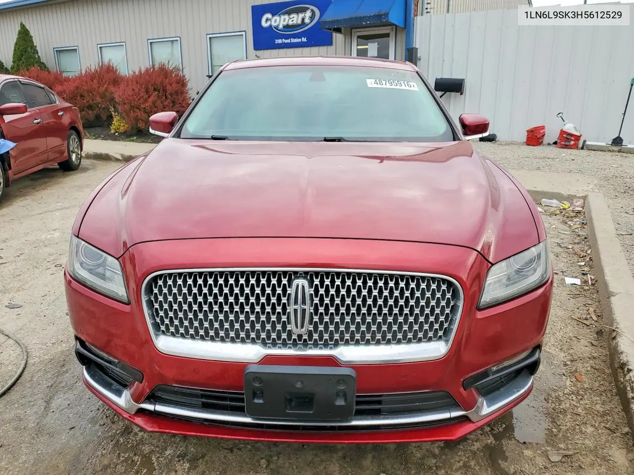 2017 Lincoln Continental Select VIN: 1LN6L9SK3H5612529 Lot: 48795916