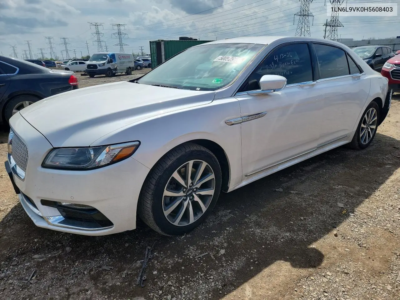 2017 Lincoln Continental Premiere VIN: 1LN6L9VK0H5608403 Lot: 50092916